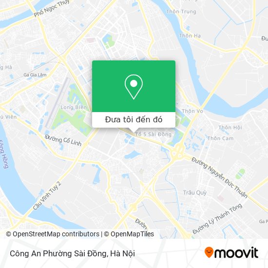 Bản đồ Công An Phường Sài Đồng