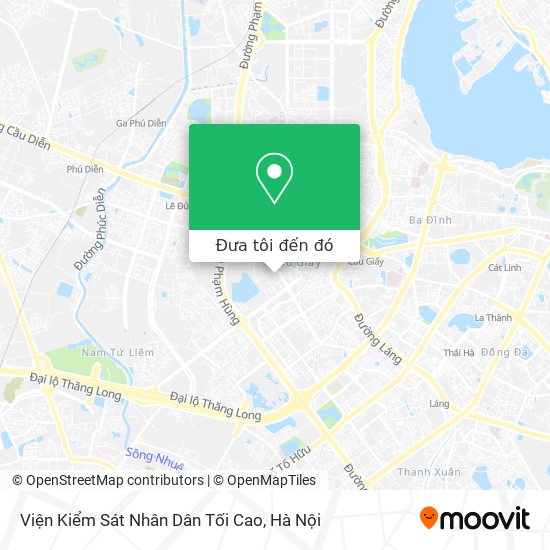 Bản đồ Viện Kiểm Sát Nhân Dân Tối Cao