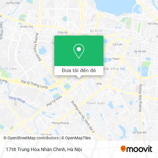 Bản đồ 17t8 Trung Hòa Nhân Chính