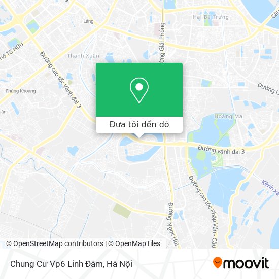 Bản đồ Chung Cư Vp6 Linh Đàm