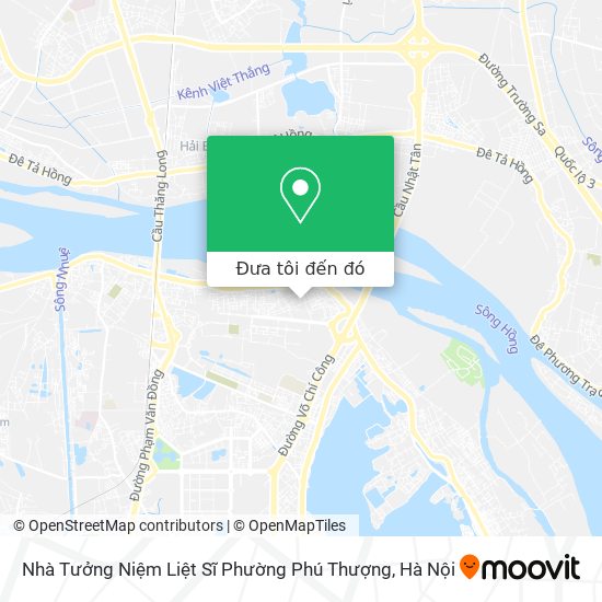 Bản đồ Nhà Tưởng Niệm Liệt Sĩ Phường Phú Thượng