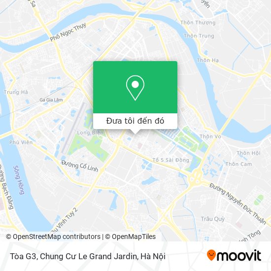 Bản đồ Tòa G3, Chung Cư Le Grand Jardin