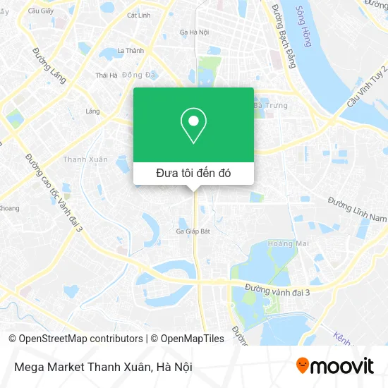 Bản đồ Mega Market Thanh Xuân