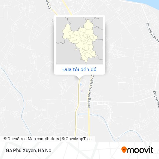 Bản đồ Ga Phú Xuyên