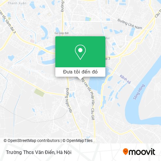 Bản đồ Trường Thcs Văn Điển
