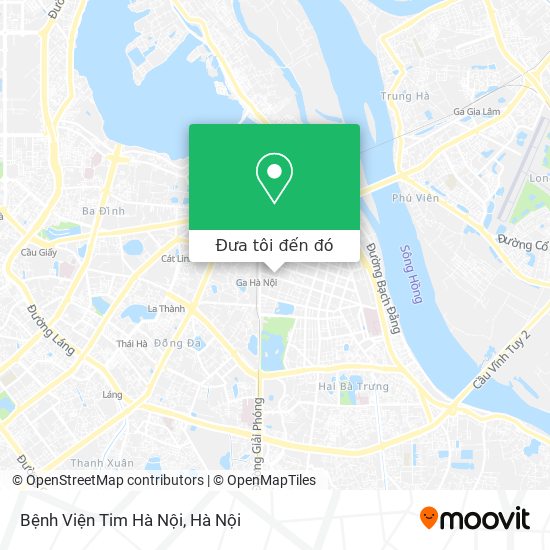 Bản đồ Bệnh Viện Tim Hà Nội
