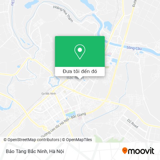 Bản đồ Bảo Tàng Bắc Ninh