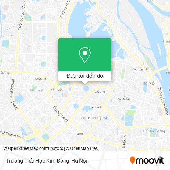 Bản đồ Trường Tiểu Học Kim Đồng