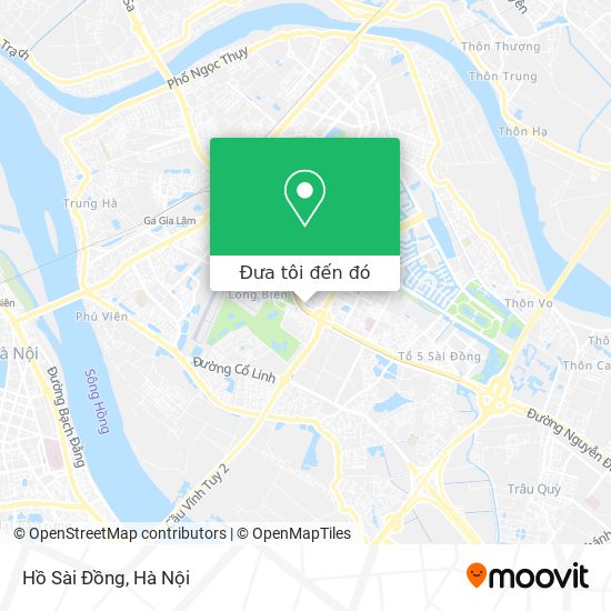 Bản đồ Hồ Sài Đồng