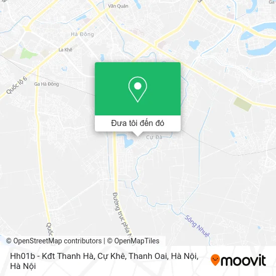 Bản đồ Hh01b - Kđt Thanh Hà, Cự Khê, Thanh Oai, Hà Nội