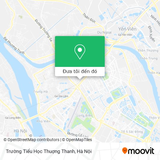 Bản đồ Trường Tiểu Học Thuợng Thanh