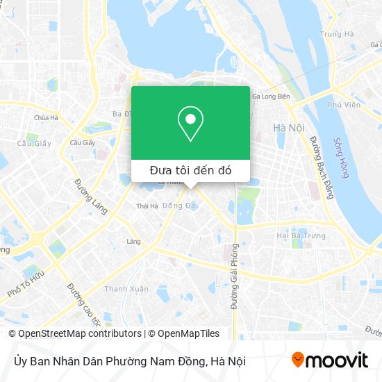 Bản đồ Ủy Ban Nhân Dân Phường Nam Đồng