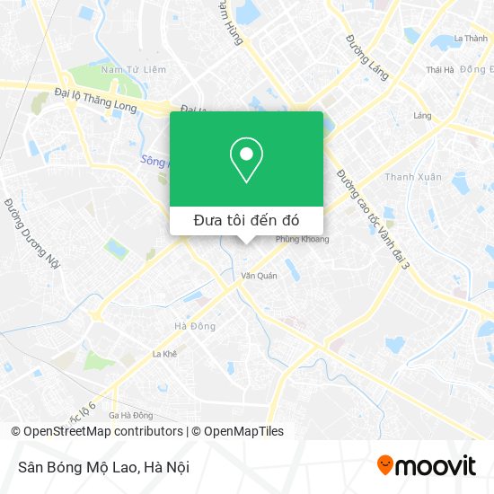 Bản đồ Sân Bóng Mộ Lao