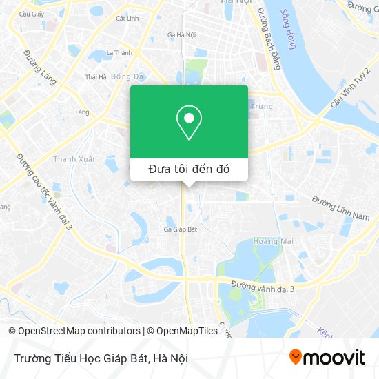 Bản đồ Trường Tiểu Học Giáp Bát