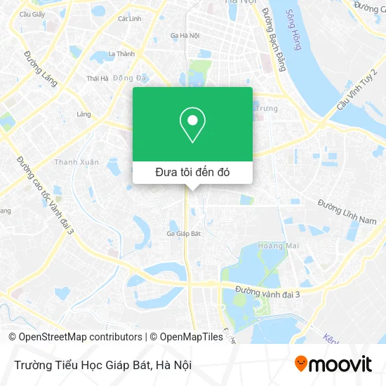 Bản đồ Trường Tiểu Học Giáp Bát