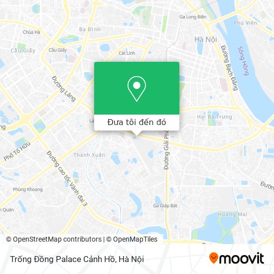 Bản đồ Trống Đồng Palace Cảnh Hồ