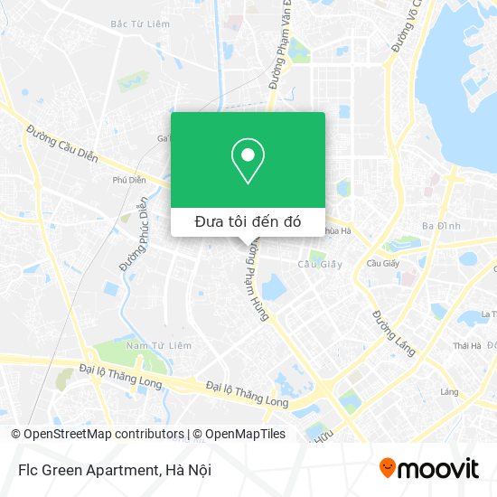 Bản đồ Flc Green Apartment