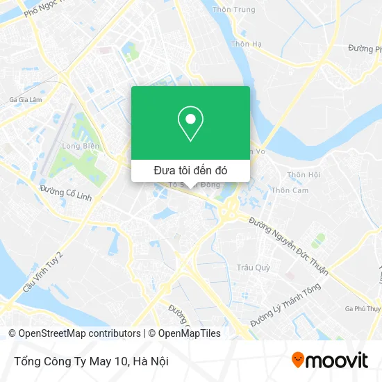 Bản đồ Tổng Công Ty May 10