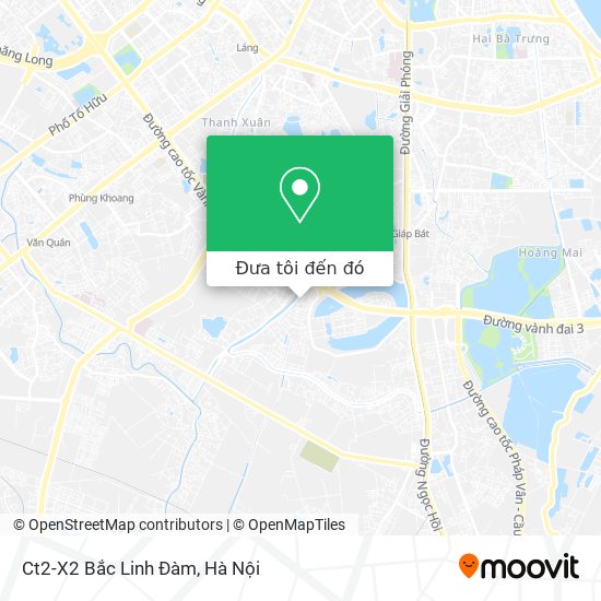 Bản đồ Ct2-X2 Bắc Linh Đàm