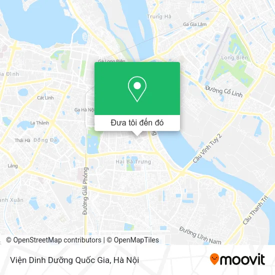Bản đồ Viện Dinh Dưỡng Quốc Gia