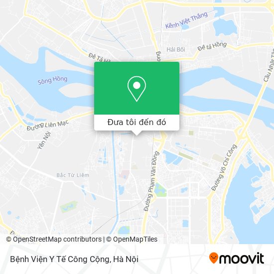 Bản đồ Bệnh Viện Y Tế Công Cộng