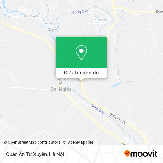 Bản đồ Quán Ăn Tư Xuyến
