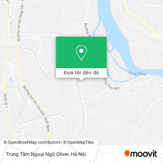 Bản đồ Trung Tâm Ngoại Ngữ Oliver