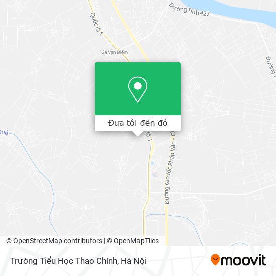 Bản đồ Trường Tiểu Học Thao Chính