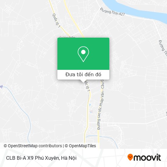 Bản đồ CLB Bi-A X9 Phú Xuyên