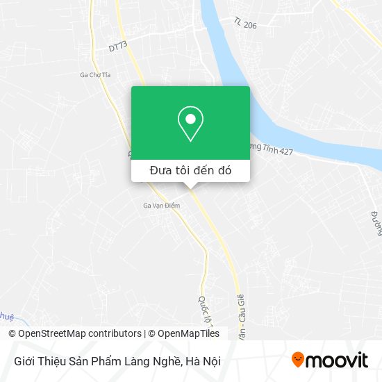 Bản đồ Giới Thiệu Sản Phẩm Làng Nghề