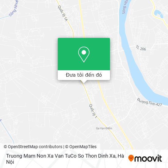 Bản đồ Truong Mam Non Xa Van TuCo So Thon Dinh Xa