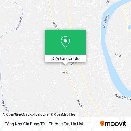 Bản đồ Tổng Kho Gia Dụng Tía - Thường Tín