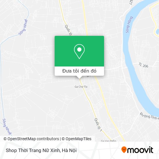 Bản đồ Shop Thời Trang Nữ Xinh