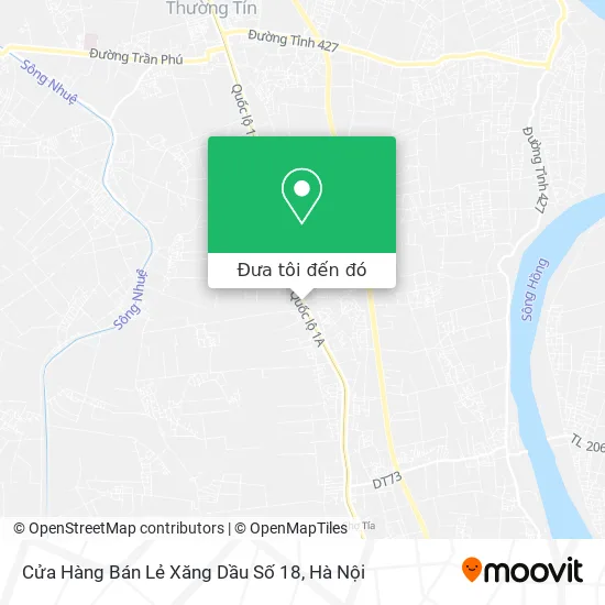 Bản đồ Cửa Hàng Bán Lẻ Xăng Dầu Số 18