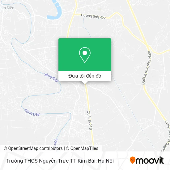 Bản đồ Trường THCS Nguyễn Trực-TT Kim Bài