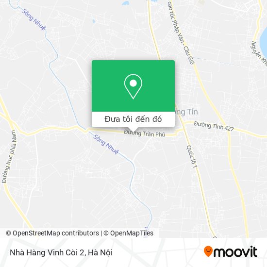Bản đồ Nhà Hàng Vinh Còi 2