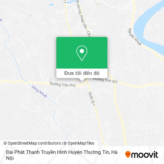 Bản đồ Đài Phát Thanh Truyền Hình Huyện Thường Tín