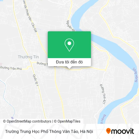 Bản đồ Trường Trung Học Phổ Thông Vân Tảo