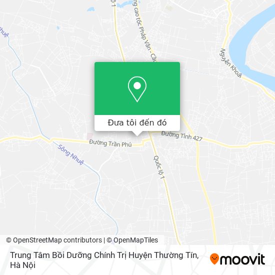 Bản đồ Trung Tâm Bồi Dưỡng Chính Trị Huyện Thường Tín