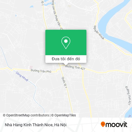 Bản đồ Nhà Hàng Kinh Thành Nice