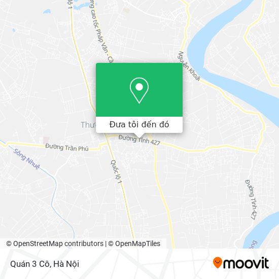 Bản đồ Quán 3 Cô