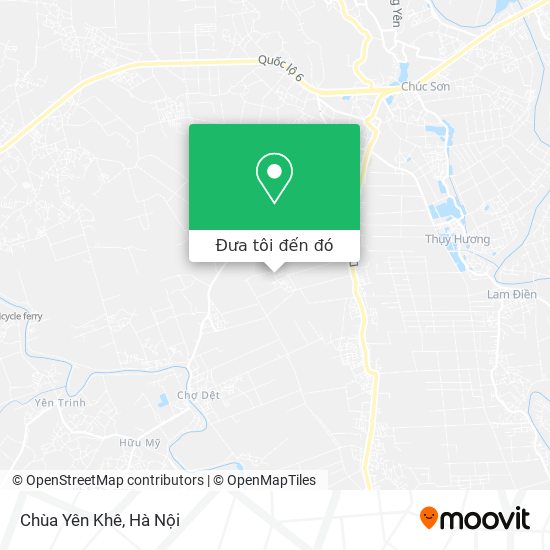 Bản đồ Chùa Yên Khê
