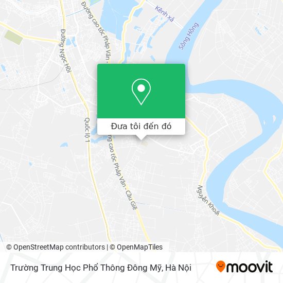 Bản đồ Trường Trung Học Phổ Thông Đông Mỹ