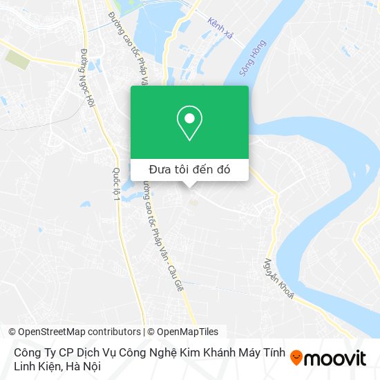 Bản đồ Công Ty CP Dịch Vụ Công Nghệ Kim Khánh Máy Tính Linh Kiện