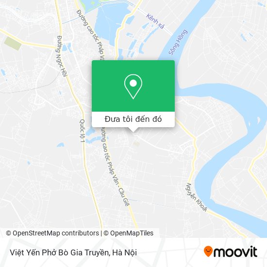 Bản đồ Việt Yến Phở Bò Gia Truyền