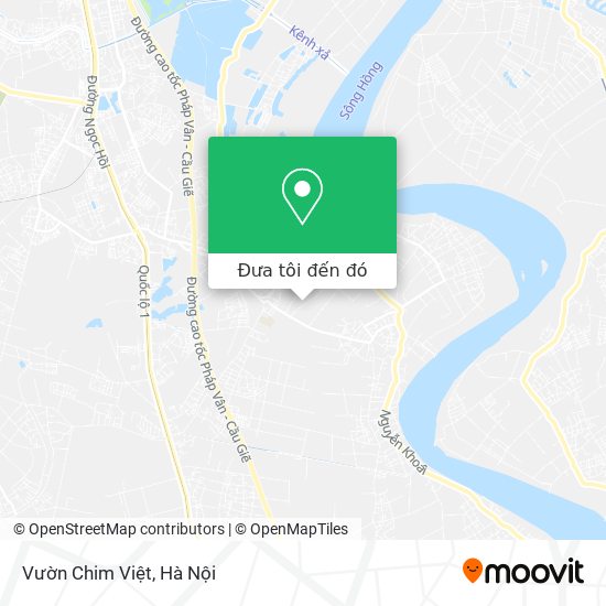Bản đồ Vườn Chim Việt