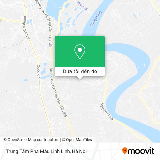 Bản đồ Trung Tâm Pha Màu Linh Linh