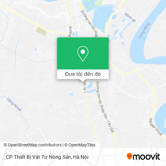 Bản đồ CP Thiết Bị Vật Tư Nông Sản