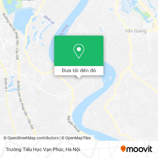 Bản đồ Trường Tiểu Học Vạn Phúc