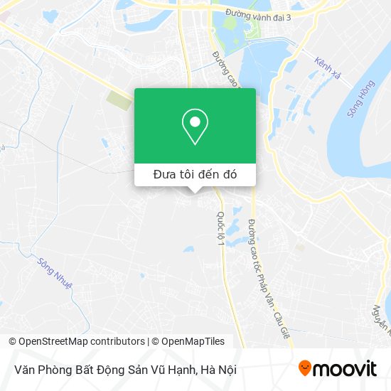 Bản đồ Văn Phòng Bất Động Sản Vũ Hạnh
